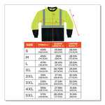 Load image into Gallery viewer, Glowear 8291bk Type R Class 2 Black Front Long Sleeve T-shirt, Polyester, Small, Lime, Ships In 1-3 Business Days