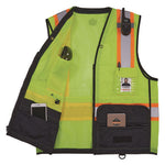 Load image into Gallery viewer, Glowear 8251hdz Class 2 Two-tone Hi-vis Safety Vest, 2x-large To 3x-large, Lime, Ships In 1-3 Business Days