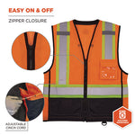 Load image into Gallery viewer, Glowear 8251hdz Class 2 Two-tone Hi-vis Safety Vest, 4x-large To 5x-large, Orange, Ships In 1-3 Business Days
