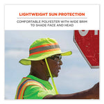 Load image into Gallery viewer, Glowear 8935 Hi-vis Ranger Sun Hat, Polyester, Small/medium, Lime, Ships In 1-3 Business Days