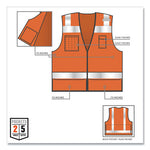 Load image into Gallery viewer, Glowear 8253hdz Class 2 Heavy-duty Mesh Surveyors Vest, Polyester, Small/medium, Orange, Ships In 1-3 Business Days