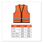 Load image into Gallery viewer, Glowear 8253hdz Class 2 Heavy-duty Mesh Surveyors Vest, Polyester, Large/x-large, Orange, Ships In 1-3 Business Days