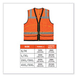 Load image into Gallery viewer, Glowear 8253hdz Class 2 Heavy-duty Mesh Surveyors Vest, Polyester, 4x-large/5x-large, Orange, Ships In 1-3 Business Days