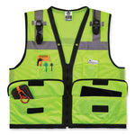 Load image into Gallery viewer, Glowear 8253hdz Class 2 Heavy-duty Mesh Surveyors Vest, Polyester, Small/medium, Lime, Ships In 1-3 Business Days