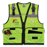 Load image into Gallery viewer, Glowear 8253hdz Class 2 Heavy-duty Mesh Surveyors Vest, Polyester, Large/x-large, Lime, Ships In 1-3 Business Days