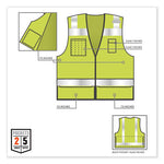 Load image into Gallery viewer, Glowear 8253hdz Class 2 Heavy-duty Mesh Surveyors Vest, Polyester, 2x-large/3x-large, Lime, Ships In 1-3 Business Days