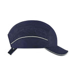 Load image into Gallery viewer, Skullerz 8955 Lightweight Bump Cap Hat, Short Brim, Navy, Ships In 1-3 Business Days