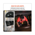 Load image into Gallery viewer, Skullerz 8965 Lightweight Bump Cap Hat With Led Lighting, Short Brim, Navy, Ships In 1-3 Business Days