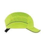 Load image into Gallery viewer, Skullerz 8955 Lightweight Bump Cap Hat, Short Brim Lime, Ships In 1-3 Business Days
