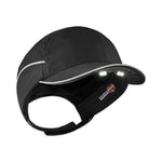 Load image into Gallery viewer, Skullerz 8965 Lightweight Bump Cap Hat With Led Lighting, Short Brim, Black, Ships In 1-3 Business Days