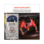 Load image into Gallery viewer, Skullerz 8960 Bump Cap With Led Lighting, Short Brim, Lime Green, Ships In 1-3 Business Days