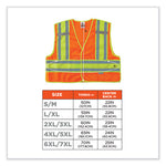 Load image into Gallery viewer, Glowear 8245psv Class 2 Public Safety Vest, Polyester, 2x-large/3x-large, Orange, Ships In 1-3 Business Days