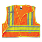 Load image into Gallery viewer, Glowear 8245psv Class 2 Public Safety Vest, Polyester, 2x-large/3x-large, Orange, Ships In 1-3 Business Days