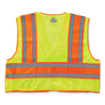 Load image into Gallery viewer, Glowear 8245psv Class 2 Public Safety Vest, Polyester, Large/x-large, Lime, Ships In 1-3 Business Days