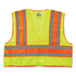 Load image into Gallery viewer, Glowear 8245psv Class 2 Public Safety Vest, Polyester, 2x-large/3x-large, Lime, Ships In 1-3 Business Days