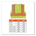 Load image into Gallery viewer, Glowear 8245psv Class 2 Public Safety Vest, Polyester, 4x-large/5x-large, Lime, Ships In 1-3 Business Days
