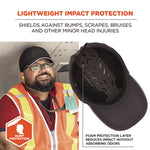 Load image into Gallery viewer, Skullerz 8947 Lightweight Baseball Hat And Bump Cap Insert, Medium/large, Black, Ships In 1-3 Business Days