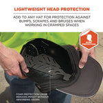 Load image into Gallery viewer, Skullerz 8943f(x) Universal Bump Cap Insert - Flexible Hinged, Charcoal, Ships In 1-3 Business Days