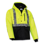 Load image into Gallery viewer, Glowear 8275 Class 2 Heavy-duty Hi-vis Workwear Sherpa Lined Jacket, Medium, Lime, Ships In 1-3 Business Days