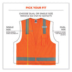 Load image into Gallery viewer, Glowear 8249z Class 2 Economy Surveyors Zipper Vest, Polyester, X-small, Orange, Ships In 1-3 Business Days