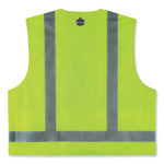 Load image into Gallery viewer, Glowear 8249z Class 2 Economy Surveyors Zipper Vest, Polyester, X-small, Lime, Ships In 1-3 Business Days