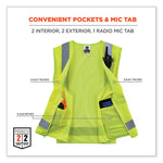 Load image into Gallery viewer, Glowear 8249z Class 2 Economy Surveyors Zipper Vest, Polyester, Small/medium, Lime, Ships In 1-3 Business Days