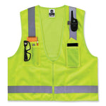 Load image into Gallery viewer, Glowear 8249z Class 2 Economy Surveyors Zipper Vest, Polyester, Large/x-large, Lime, Ships In 1-3 Business Days