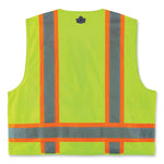 Load image into Gallery viewer, Glowear 8248z Class 2 Two-tone Surveyors Zipper Vest, Polyester, 2x-large/3x-large, Lime, Ships In 1-3 Business Days