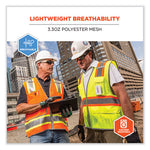 Load image into Gallery viewer, Glowear 8246z Class 2 Two-tone Mesh Reflective Binding Zipper Vest, Polyester, Small/med, Orange, Ships In 1-3 Business Days