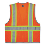 Load image into Gallery viewer, Glowear 8246z Class 2 Two-tone Mesh Reflective Binding Zipper Vest, Polyester, 2xl/3xl, Orange, Ships In 1-3 Business Days