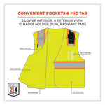 Load image into Gallery viewer, Glowear 8246z Class 2 Two-tone Mesh Reflective Binding Zipper Vest, Polyester, Large/xl, Lime, Ships In 1-3 Business Days