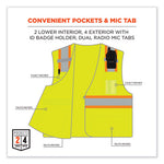 Load image into Gallery viewer, Glowear 8246z Class 2 Two-tone Mesh Reflective Binding Zipper Vest, Polyester, 2x-large/3xl, Lime, Ships In 1-3 Business Days