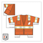 Load image into Gallery viewer, Glowear 8346z Class 3 Two-tone Hi-vis Surveyor Zipper Vest, Large/x-large, Orange, Ships In 1-3 Business Days
