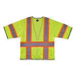 Load image into Gallery viewer, Glowear 8346z Class 3 Two-tone Hi-vis Surveyor Zipper Vest, Small/medium, Lime, Ships In 1-3 Business Days
