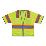 Load image into Gallery viewer, Glowear 8346z Class 3 Two-tone Hi-vis Surveyor Zipper Vest, Small/medium, Lime, Ships In 1-3 Business Days