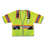 Load image into Gallery viewer, Glowear 8346z Class 3 Two-tone Hi-vis Surveyor Zipper Vest, Large/x-large, Lime, Ships In 1-3 Business Days