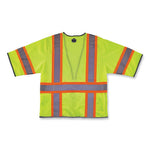 Load image into Gallery viewer, Glowear 8346z Class 3 Two-tone Hi-vis Surveyor Zipper Vest, 2x-large/3x-large, Lime, Ships In 1-3 Business Days