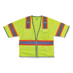 Load image into Gallery viewer, Glowear 8346z Class 3 Two-tone Hi-vis Surveyor Zipper Vest, 2x-large/3x-large, Lime, Ships In 1-3 Business Days