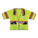 Load image into Gallery viewer, Glowear 8346z Class 3 Two-tone Hi-vis Surveyor Zipper Vest, 4x-large/5x-large, Lime, Ships In 1-3 Business Days