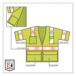 Load image into Gallery viewer, Glowear 8346z Class 3 Two-tone Hi-vis Surveyor Zipper Vest, 4x-large/5x-large, Lime, Ships In 1-3 Business Days