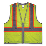 Load image into Gallery viewer, Glowear 8231tvk Class 2 Hi-vis Tool Tethering Safety Vest Kit, Polyester, Small/medium, Lime, Ships In 1-3 Business Days