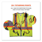 Load image into Gallery viewer, Glowear 8231tvk Class 2 Hi-vis Tool Tethering Safety Vest Kit, Polyester, 4x-large/5x-large, Lime, Ships In 1-3 Business Days
