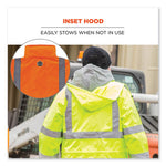 Load image into Gallery viewer, Glowear 8365 Class 3 Hi-vis Rain Jacket, Polyester, Small, Orange, Ships In 1-3 Business Days