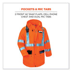 Load image into Gallery viewer, Glowear 8365 Class 3 Hi-vis Rain Jacket, Polyester, 2x-large, Orange, Ships In 1-3 Business Days