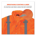 Load image into Gallery viewer, Glowear 8365 Class 3 Hi-vis Rain Jacket, Polyester, 4x-large, Orange, Ships In 1-3 Business Days