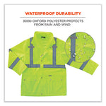 Load image into Gallery viewer, Glowear 8365 Class 3 Hi-vis Rain Jacket, Polyester, Large, Lime, Ships In 1-3 Business Days
