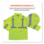 Load image into Gallery viewer, Glowear 8365 Class 3 Hi-vis Rain Jacket, Polyester, X-large, Lime, Ships In 1-3 Business Days