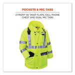 Load image into Gallery viewer, Glowear 8365 Class 3 Hi-vis Rain Jacket, Polyester, 5x-large, Lime, Ships In 1-3 Business Days