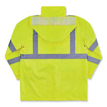 Load image into Gallery viewer, Glowear 8366 Class 3 Lightweight Hi-vis Rain Jacket, Polyester, Small, Lime, Ships In 1-3 Business Days