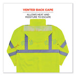 Load image into Gallery viewer, Glowear 8366 Class 3 Lightweight Hi-vis Rain Jacket, Polyester, Medium, Lime, Ships In 1-3 Business Days